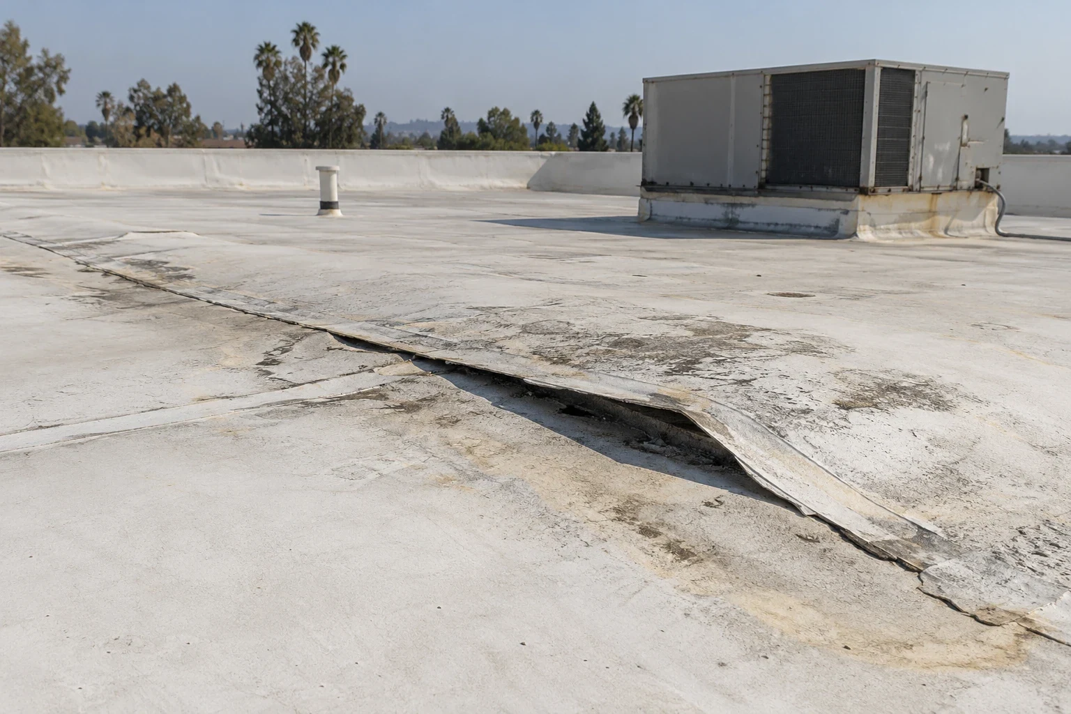 Seam Failure Roof Repair in Fremont, CA